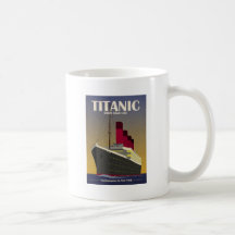 Titanischer Ozeandampfer-Kunst-Deko-Druck Kaffeetasse