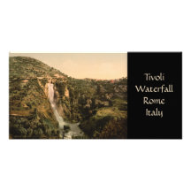 Tivoli-Wasserfall, Rom, Lazio, Italien Photo Grußkarte