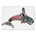 Tlingit-Killerwal u. Eagle Grußkarten