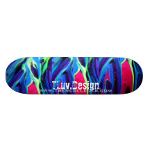 TLuv.Design© Skateboard Bedrucktes Skateboard