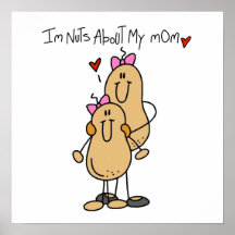 Tochter - Nüsse über meine Mamma-T-Shirts und Gesc Plakate
