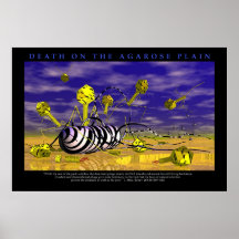 Tod auf den Agarose-Ebenen Plakat