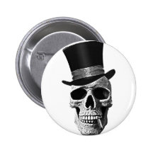 Tod-köpfige Herren Button