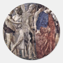 Tod und Beerdigung von Adam. Detail., durch Piero  Sticker
