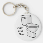 Toilette Keychain Schlüsselbänder
