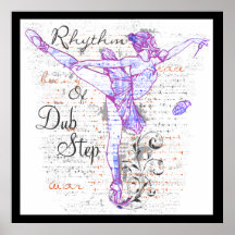Tollpatschschrittplakat VON 8,99