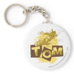Tom, der Halt schiebt schlüsselanhänger