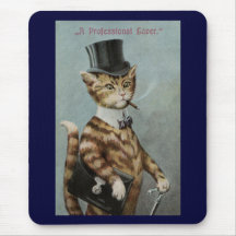 Tom-Katze gekleidet zum Nines Mauspad