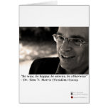 Tom Morris Twisdom "ist kluge" Zitat-Geschenke u.  Grußkarte