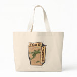 Tom und Jerry auf einer TAN-Couch taschen