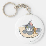 Tom und Jerry auf Kissen Schlüsselband