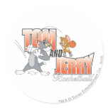 Tom- und Jerry-Basketball 3 aufkleber