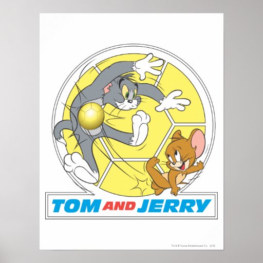 Tom- und Jerry-Fußball (Fußball) 8 Poster