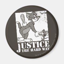 Tom- und Jerry-Gerechtigkeit die harte Weise Magnete