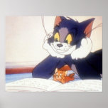 Tom und Jerry lasen ein Buch Posterdruck