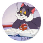 Tom- und Jerry-Lesebuch signiert aufkleber