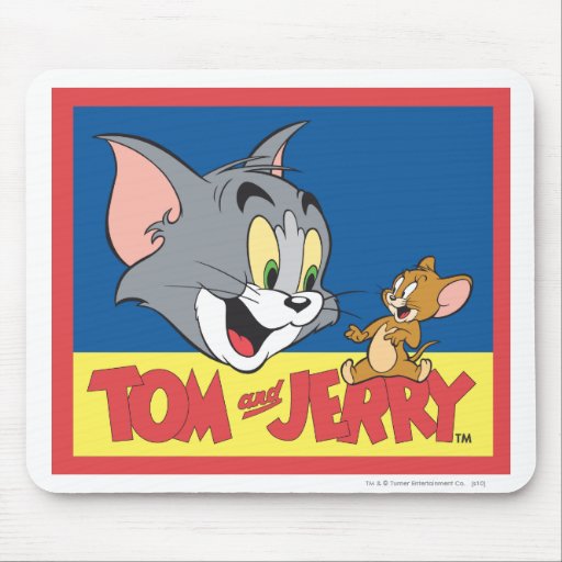 Tom- und Jerry-Logo flach Mousepads