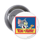 Tom- und Jerry-Logo schattiert buttons