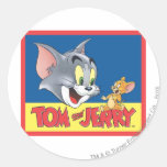 Tom- und Jerry-Logo schattiert Stickers