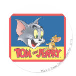 Tom- und Jerry-Logo schattiert aufkleber