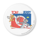Tom- und Jerry-Tennisstars 4 magnete