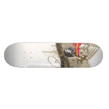 Tom- und Jerrycustume Räder Bedrucktes Skateboard