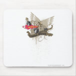 Tom- und Jerrycustume Räder mousepads