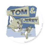 Tom- und JerryScaredey Maus aufkleber