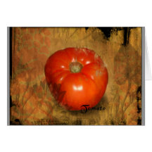 Tomate Grußkarte