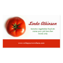 Tomate-Visitenkarte