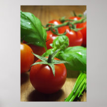Tomaten Kräuterbild Plakatdrucke