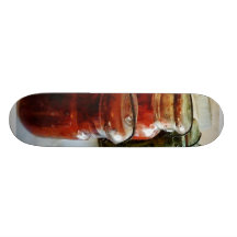 Tomaten und Schnur-Bohnen in einmachenden Gläsern Personalisiertes Skatedeck