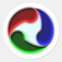 tomoe abstraktes japanisches Emblem abstract japan Stickers