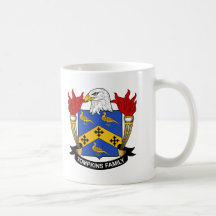 Tompkins Familienwappen Kaffee Tassen