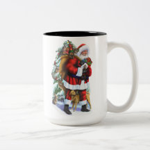 Ton-Becher Sankt zwei Kaffee Tassen