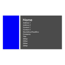 Ton zwei (blau und grau) - besonders angefertigt visitenkarte