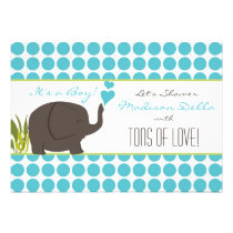 Tons Of Love Boy Baby Shower Invitations einladungen