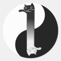 Toon Tao von Longcat Aufkleber
