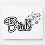 ToonDoveBrideWht Mauspad