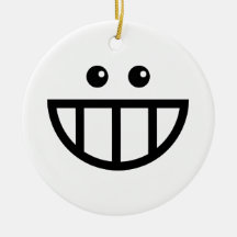 Toothy Gesicht Weihnachtsornament
