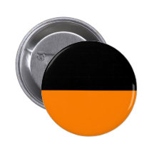 top black bottom orange DIY custom background Pinback Button