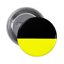top black bottom yellow DIY custom background Pinback Buttons