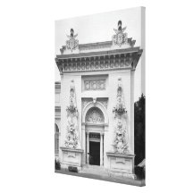 Tor der Militärausstellung Galerie Faltleinwand