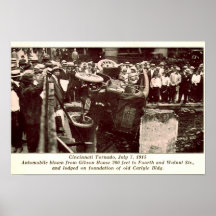 Tornado-Schaden 1915 Cincinnatis Ohio Plakatdrucke