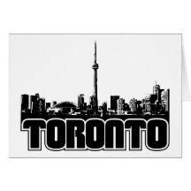 Toronto-Skyline Grußkarte