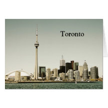 Toronto-Skylinegrußkarte
