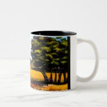 Toskanische Mohnblumen Kaffeetassen
