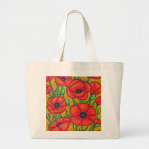 Toskanische Mohnblumen-Taschen-Tasche