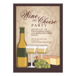 Toskanische Wein-u. Käse-Probieren-Party Einladung