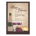 Toskanische Wein-u. Käse-Probieren-Party Einladung